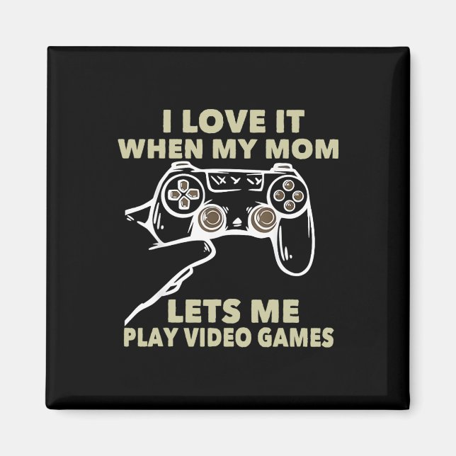Jag älskar det när min mamma låter mig spela tv-sp magnet (Framsidan)