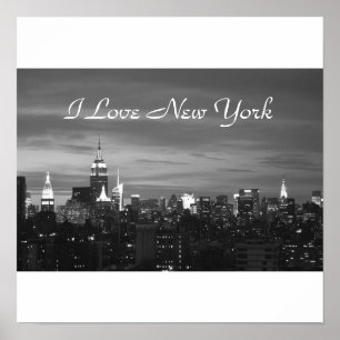 Jag älskar det New York fotoet Pring Poster