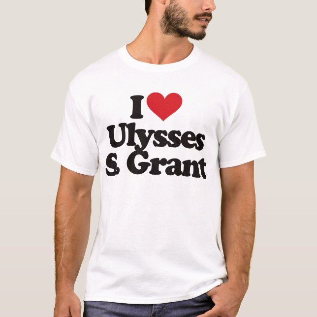 Jag älskar det Ulysses S lån Tee (Framsida)