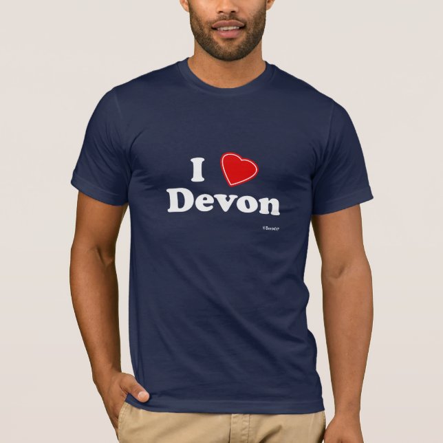 Jag älskar Devon T Shirt (Framsida)
