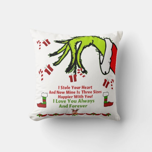 Jag älskar dig alltid och för evigt  kudde (Framsida)