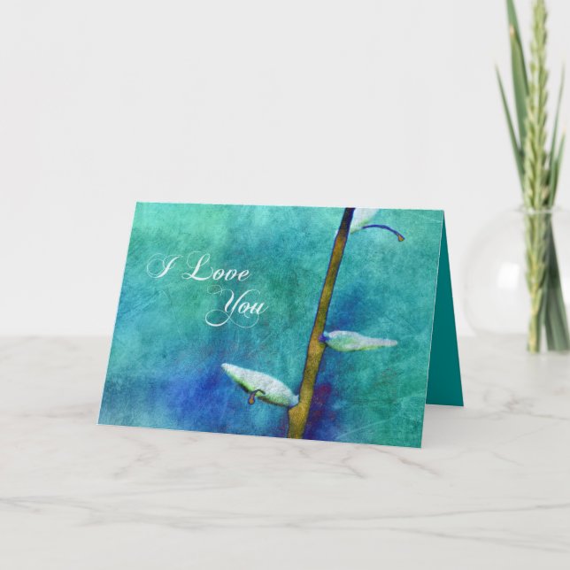 Jag älskar dig - aquakortet helgkort (Framsida)