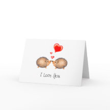 Jag älskar dig att dra för igelkottar