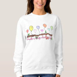Jag älskar dig baby, ballongen kärlek t shirt
