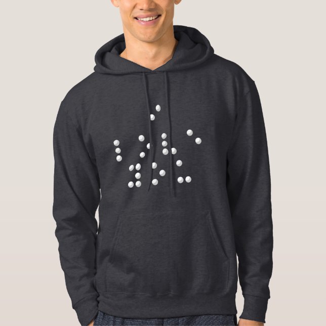 Jag älskar dig (Braille) Hoodie (Framsida)