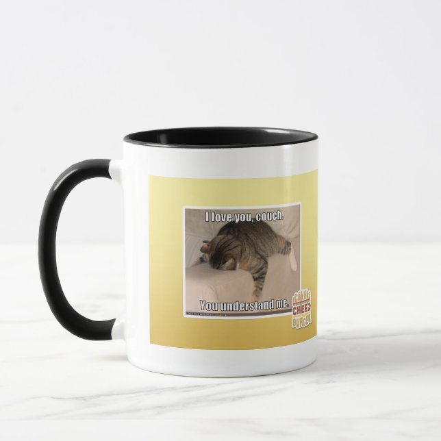 Jag älskar dig, couch. mugg (Vänster)