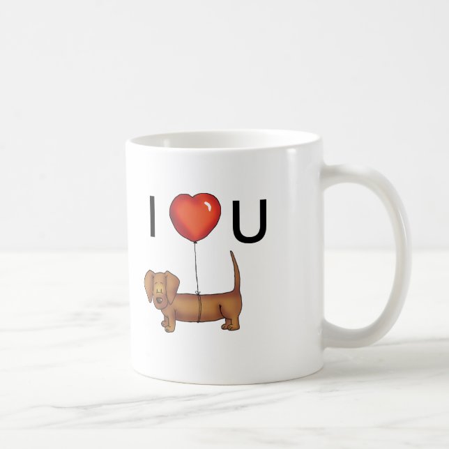 JAG ÄLSKAR DIG - den gulliga taxMUGGEN Kaffemugg (Höger)