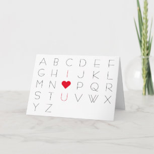 Jag älskar dig den gulliga valentines day för kort