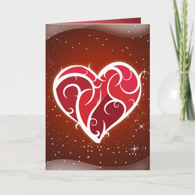 Jag älskar dig det Valenines dagkortet Helgkort (Framsida)