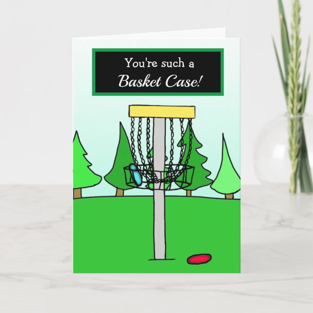 Jag älskar dig, Disc Golf Humor, Korthållare Kort (Framsida)