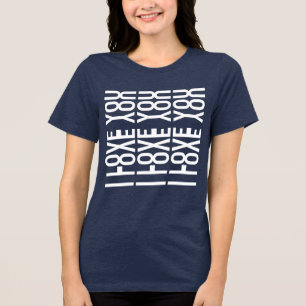 JAG ÄLSKAR DIG - Dolt Kärleksbudskap T Shirt