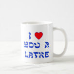 Jag älskar dig en Latke Kaffemugg<br><div class="desc">Underbar Chanukah gåva som berättar någon,  hur mycket du älskar dem med en lek på ord med Latke!</div>