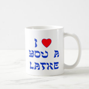 Jag älskar dig en Latke Kaffemugg