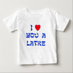Jag älskar dig en Latke Tröja<br><div class="desc">Underbar Chanukah gåva som berättar någon,  hur mycket du älskar dem med en lek på ord med Latke!</div>