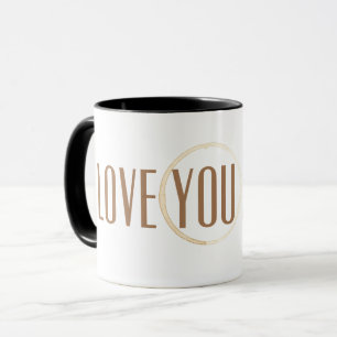 Jag älskar dig en Latte med kafferingen Mugg