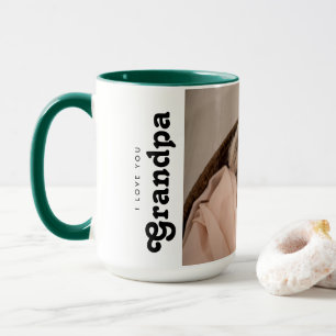Jag älskar dig farfar Foto från bebis Mugg