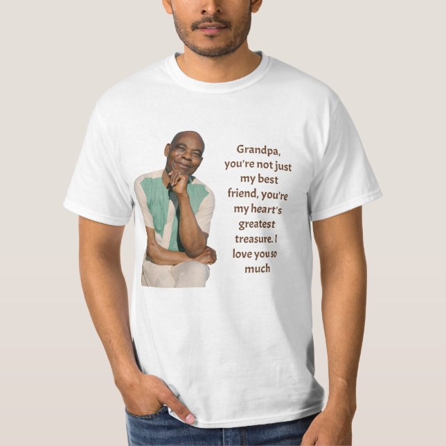 Jag älskar dig farfar t shirt (Framsida)