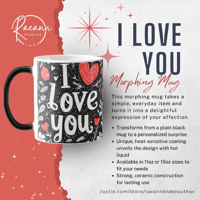Jag älskar dig Föränderlig mugg (Skapare uppladdad)