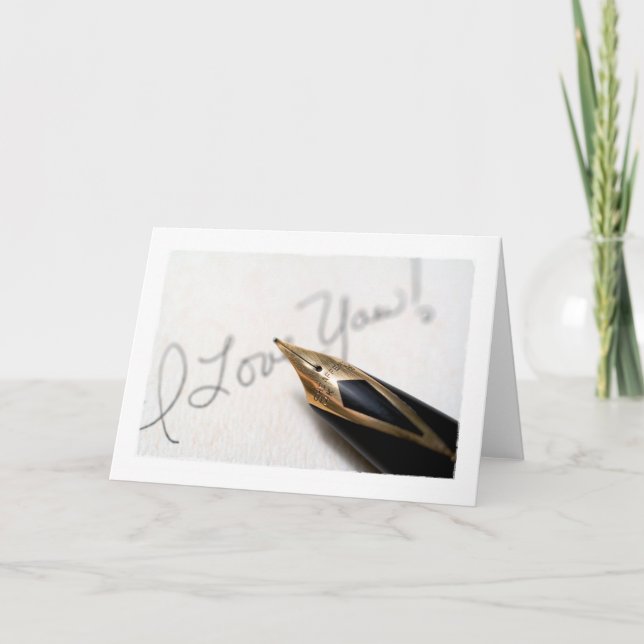 Jag älskar dig! helgkort (Framsida)