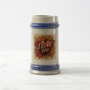 Jag älskar dig hjärtdesign sejdel