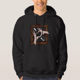 "Jag älskar dig" Hjärtformade händer Konstnärlig G Hoodie