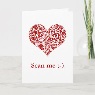 Jag älskar dig! Jag älskar dig! Jag älskar dig! QR Kort