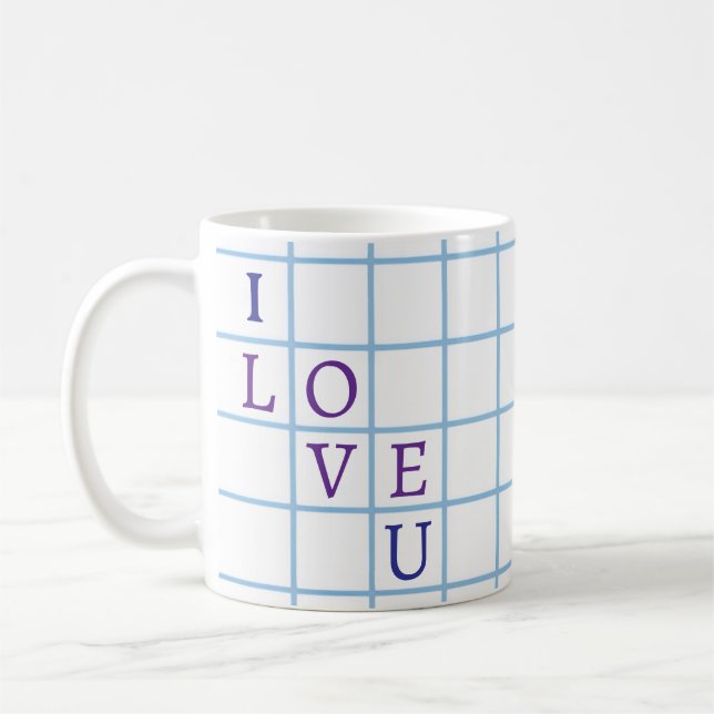 "Jag älskar dig" Kaffemugg (Vänster)