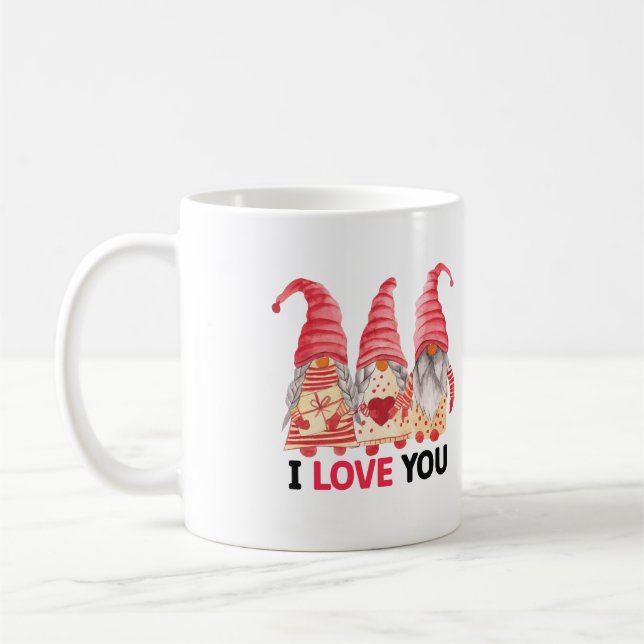 Jag älskar dig kaffemugg (Vänster)