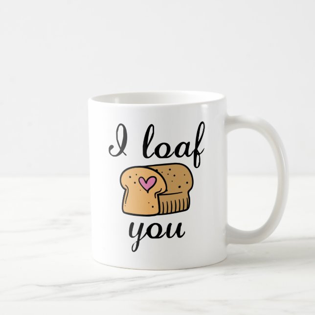 Jag älskar dig kaffemugg (Höger)