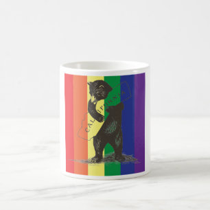 Jag älskar dig Kalifornien--Regnbåge Kaffemugg