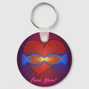 Jag älskar dig Keychain Nyckelring
