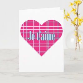 Jag älskar dig kort