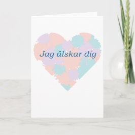 Jag älskar dig kort