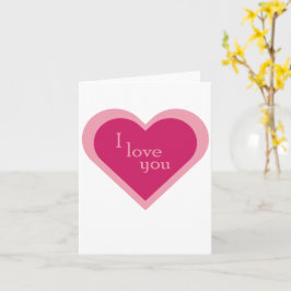 Jag älskar dig kort