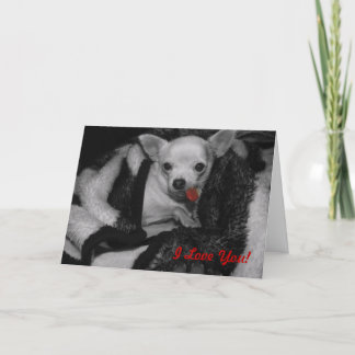 Jag älskar dig! kort