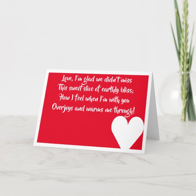 Jag älskar dig kort (Framsida)