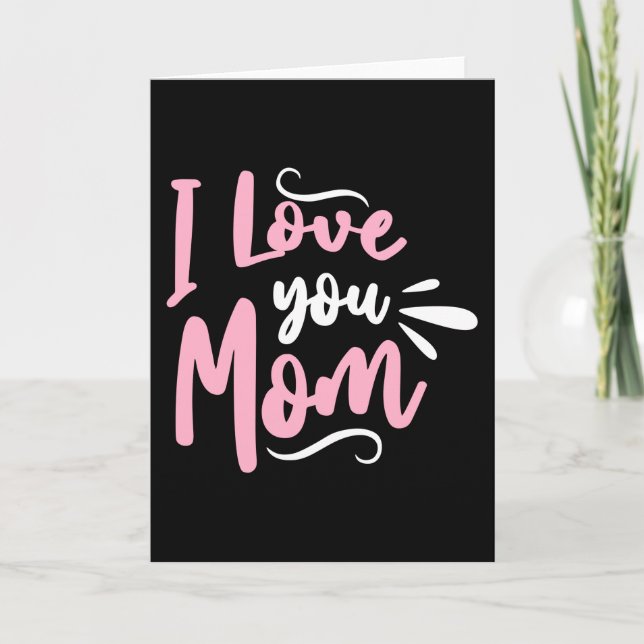 Jag älskar dig Mamma Kort (Framsida)