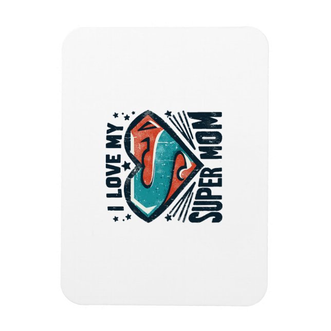 Jag älskar dig mamma magnet (Vertikal)