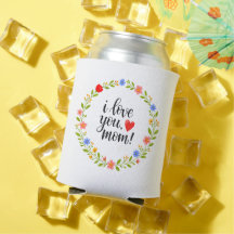Jag älskar dig mamma mors dag floral kalligrafi | 