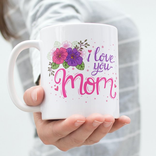 Jag älskar dig mamma | Mors dag kopp (Skapare uppladdad)