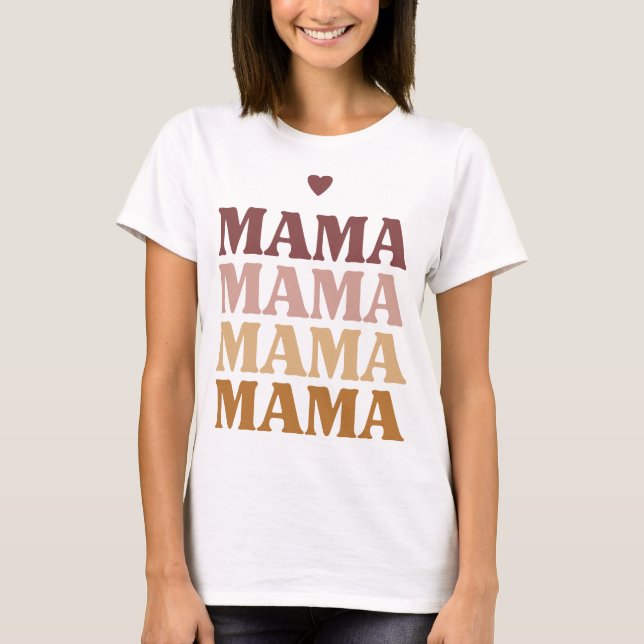 Jag älskar dig mamma, mors dag-present, present ti t shirt (Framsida)