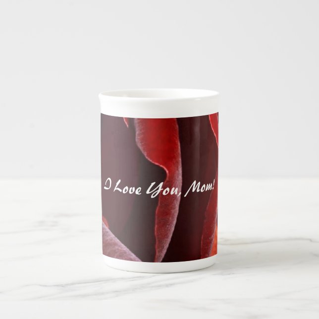 Jag älskar dig, mamma! Mugg Benporslin Mugg (Framsidan)