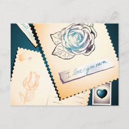 Jag älskar dig mamma, vykort