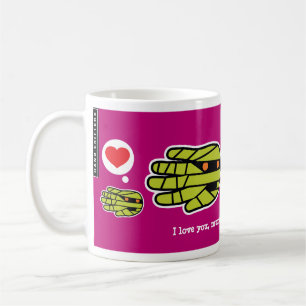 Jag älskar dig mamman kaffemugg