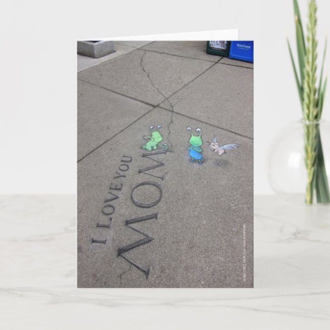 Jag älskar dig mamman kort (Framsida)