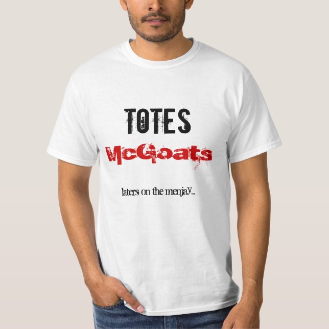 jag älskar dig manen! t-shirt (Framsida)
