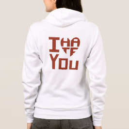 Jag älskar dig, men jag hatar dig t shirt