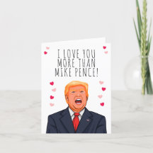 Jag älskar dig mer än Mike Pence Alla hjärtans dag
