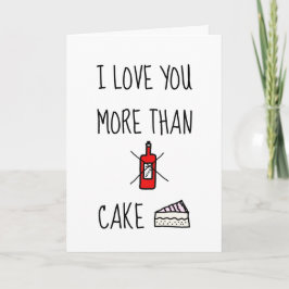 JAG ÄLSKAR DIG MER ÄN, Roligt Alla hjärtans dag-k Kort