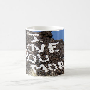 Jag älskar dig mer kaffemugg